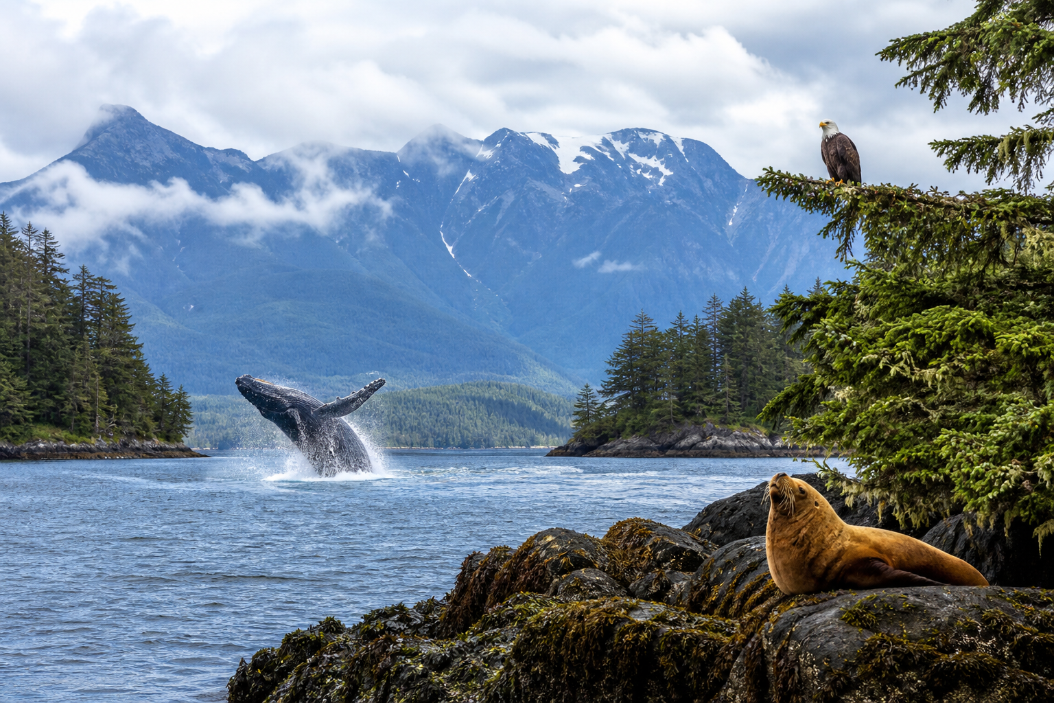 Orcas in the Ketchikan marine environment